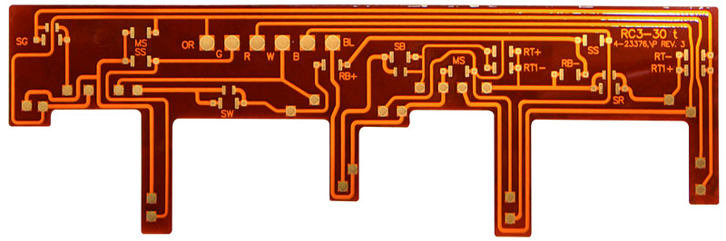 Single Sided Flexible Circuits Board Flex PCB for Sensor